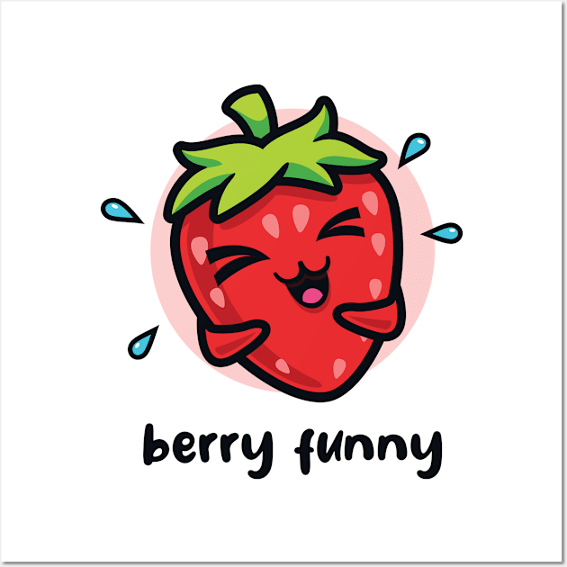 Berry funny (on light colors) Wall Art by Messy Nessie